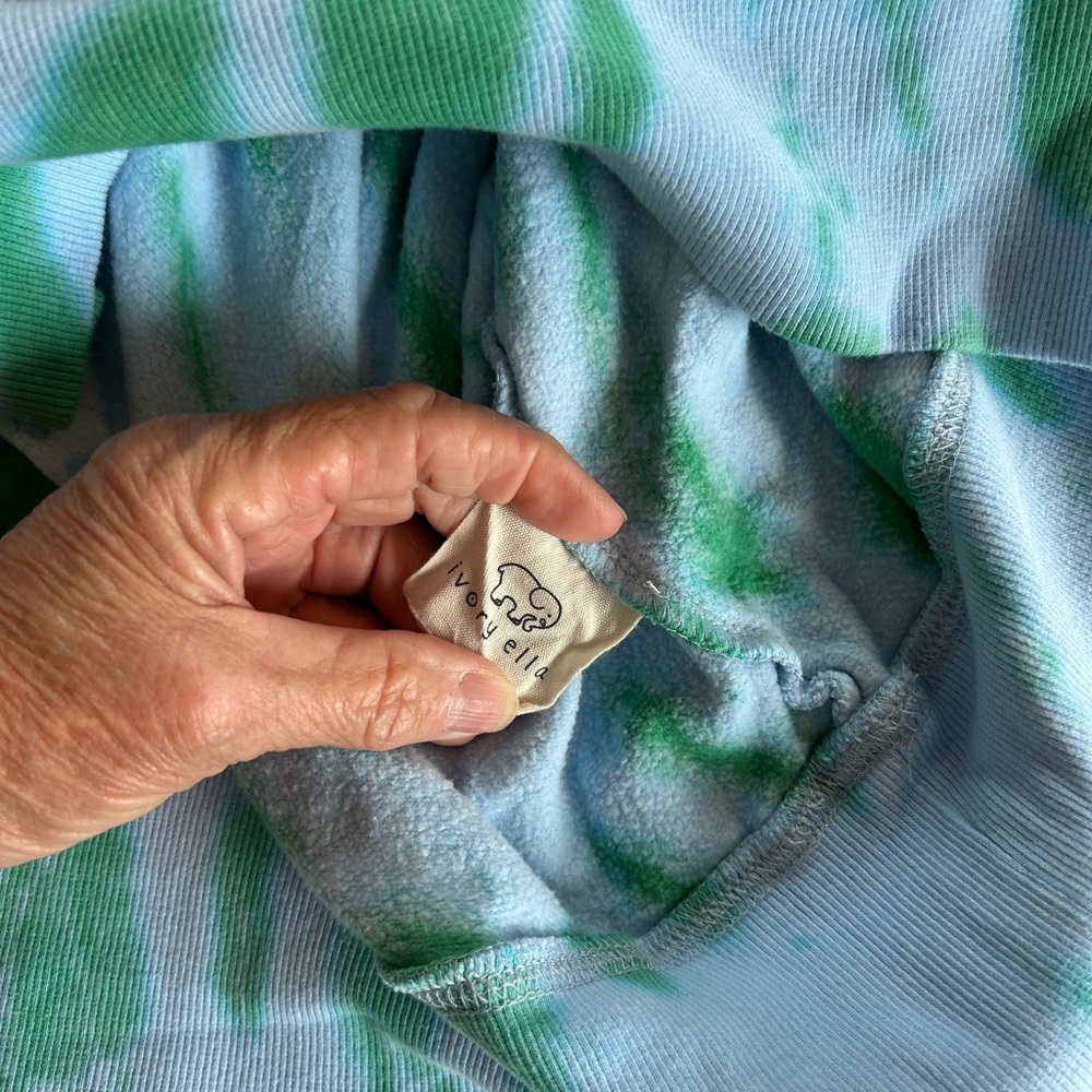 Ivory Ella Hoodie blue green size M - Picture 6 of 12